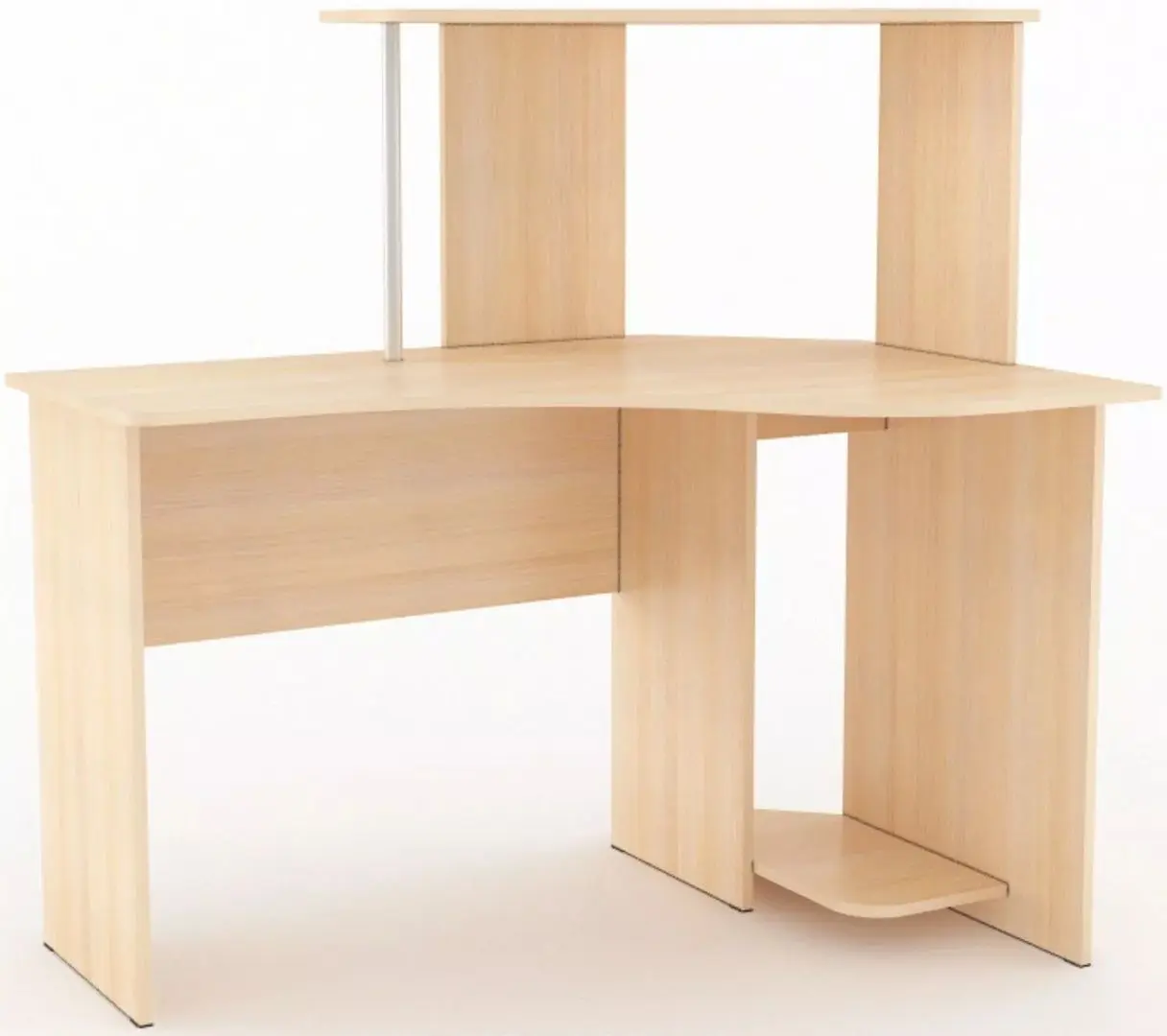 Masa de birou BonMebel КС 1200 de colt (Milk Oak)