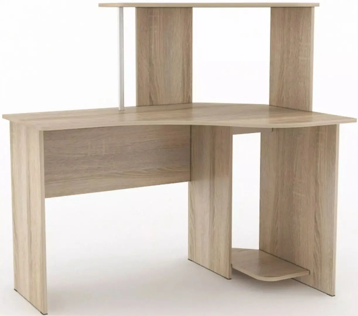 Стол письменный BonMebel КС 1200 угловой (Дуб Сонома)