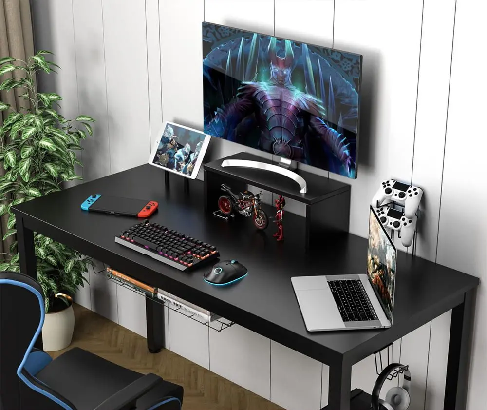 Masa de calculator gaming Costway HW63510 (Black)