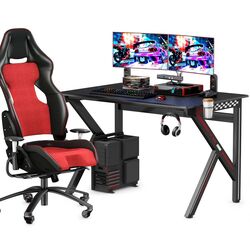 Masa de calculator gaming Costway HW66067 (Black) Thumb