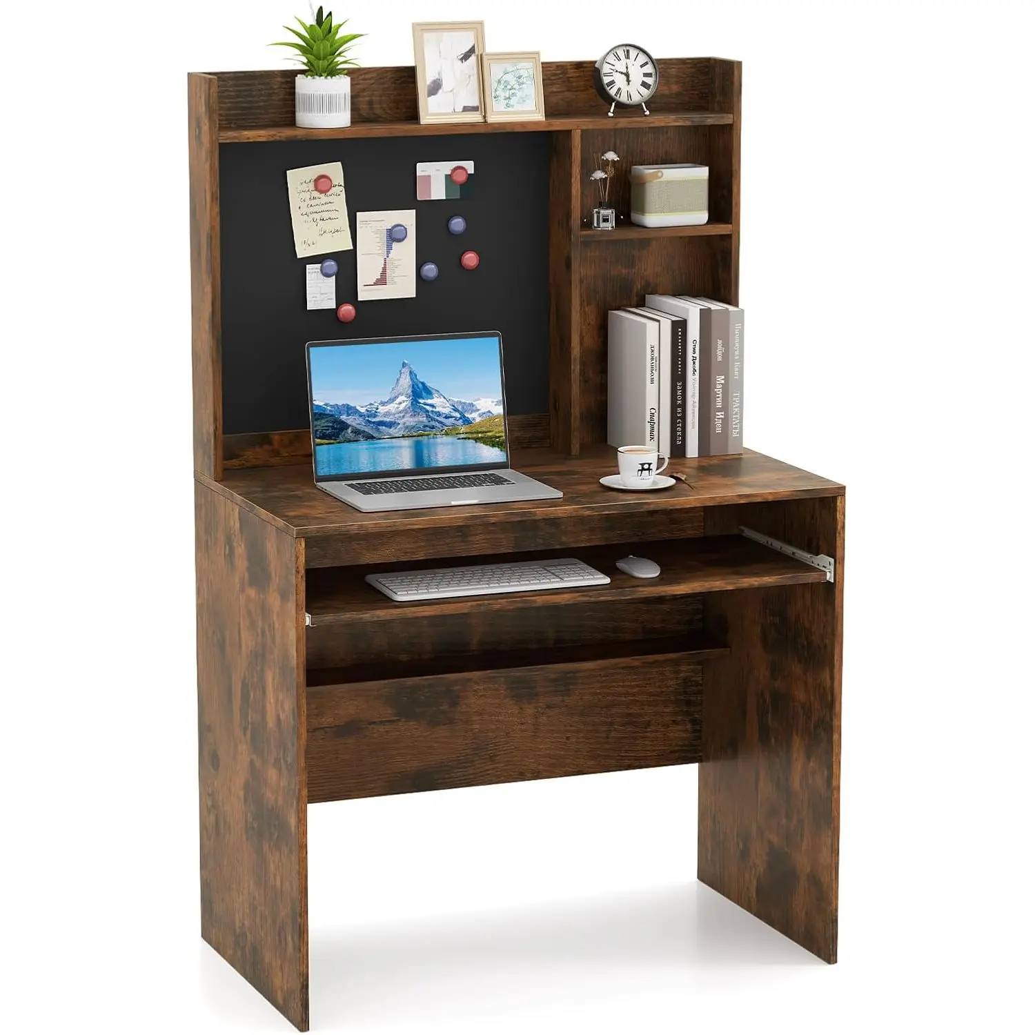 Masa PC Costway CB10810CF (Brown) - 3