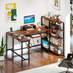 Masa PC Costway CB10939DE-CF+ (Brown)