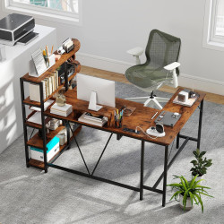 Masa PC Costway CB10939DE-CF+ (Brown) Thumb