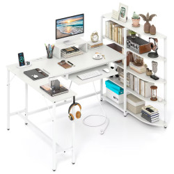 Masa PC Costway CB10939DE-WH+ (White) Thumb