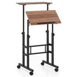 Стол для ноутбука Costway CB10729CF (Brown/Black) Thumb