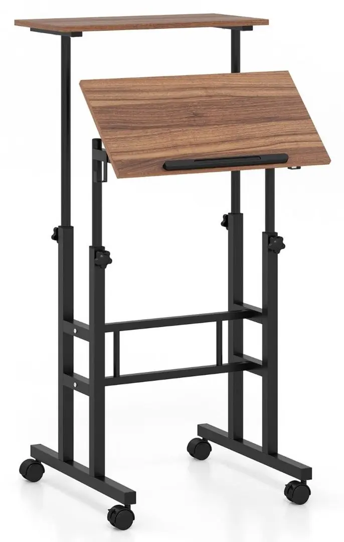 Стол для ноутбука Costway CB10729CF (Brown/Black)