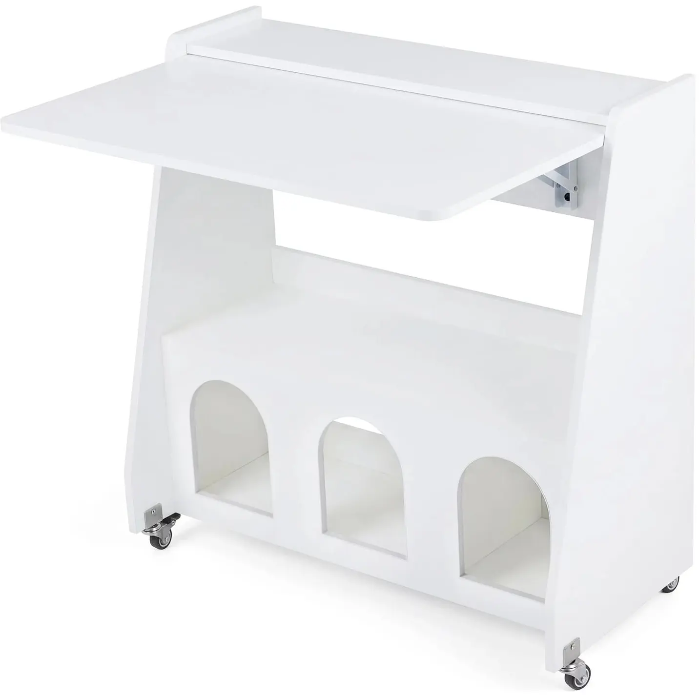 Masa pentru laptop Costway CB11026WH (White) - 2