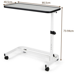 Masa pentru laptop Costway HU11424WH (White) Thumb