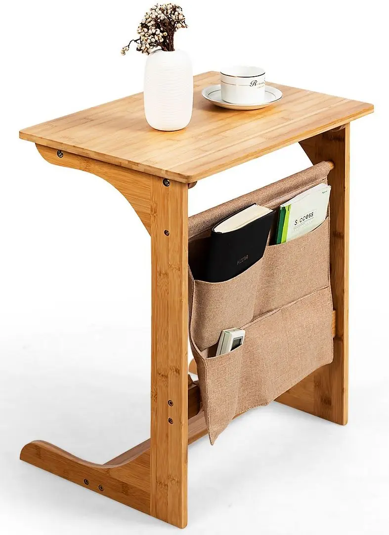 Masa pentru laptop  Costway HW65717NA (Natural) - 4