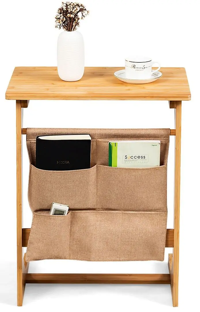 Masa pentru laptop  Costway HW65717NA (Natural) - 5