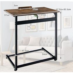 Masa pentru laptop Costway JV10139CF (Brown) Thumb