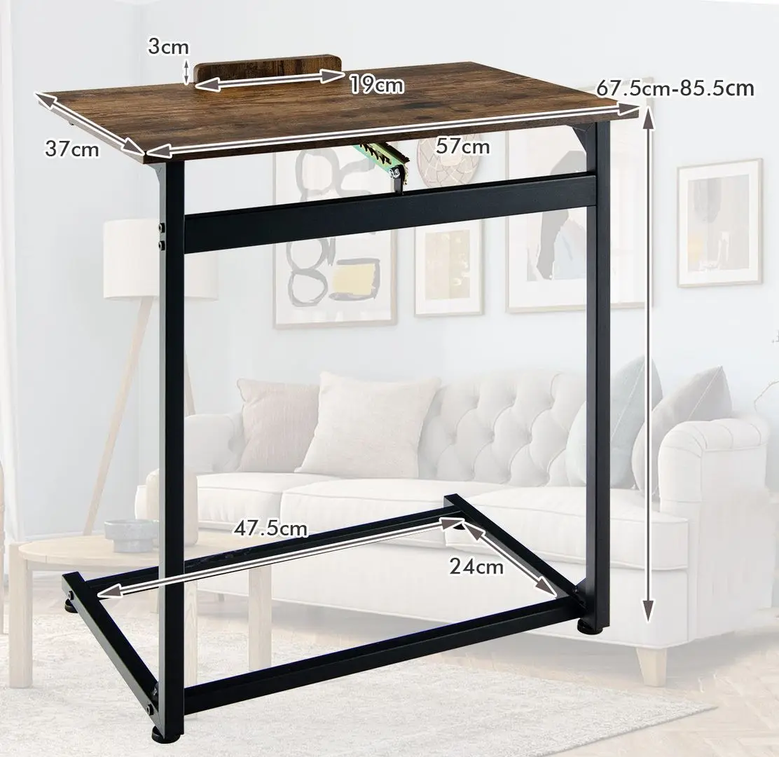 Masa pentru laptop Costway JV10139CF (Brown)