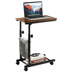 Masa pentru laptop Costway JV10488BN (Black/Rustic Brown) Thumb