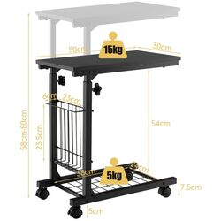 Masa pentru laptop Costway JV10488DK (Black) Thumb