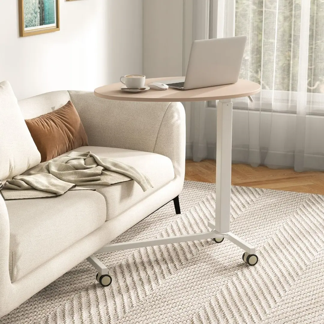 Masa pentru laptop Costway JV11346PK (Beige/White)