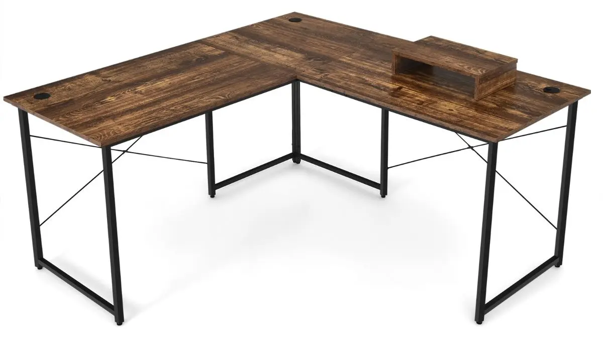 Masa de calculator Costway CB10122CF (Rustic Brown)