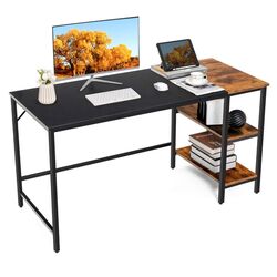 Masa pentru calculator Costway CB10417DK (Black/Rustic Brown) Thumb