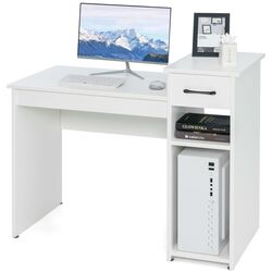 Masa de calculator Costway CB10438WH (White) Thumb