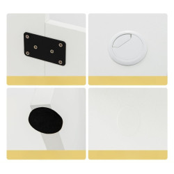 Masa pentru calculator Costway CB10461WH (White) Thumb