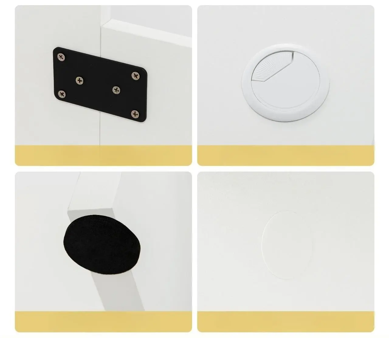 Masa pentru calculator Costway CB10461WH (White)