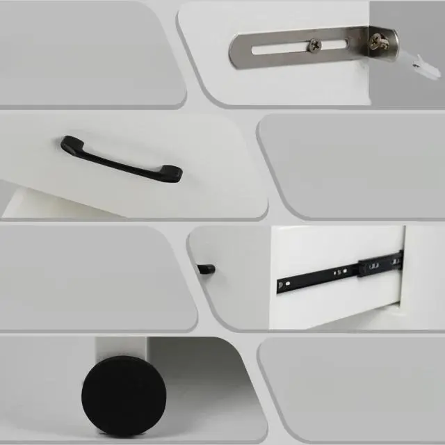 Masa pentru calculator Costway CB10461WH (White)