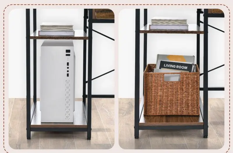 Masa de calculator Costway CB10476CF (Brown)