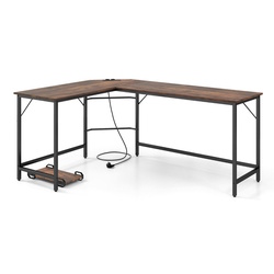 Masa de calculator Costway CB10477DE-CF (Brown) Thumb