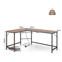 Стол компьютерный Costway CB10477DE-NA (Natural) Thumb