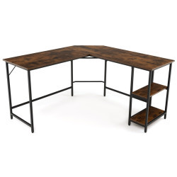 Masa pentru calculator Costway CB10490CF (Brown/Black) Thumb