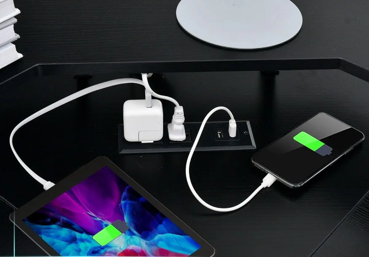 Masa de calculator Costway CB10515DE-DK (Black)