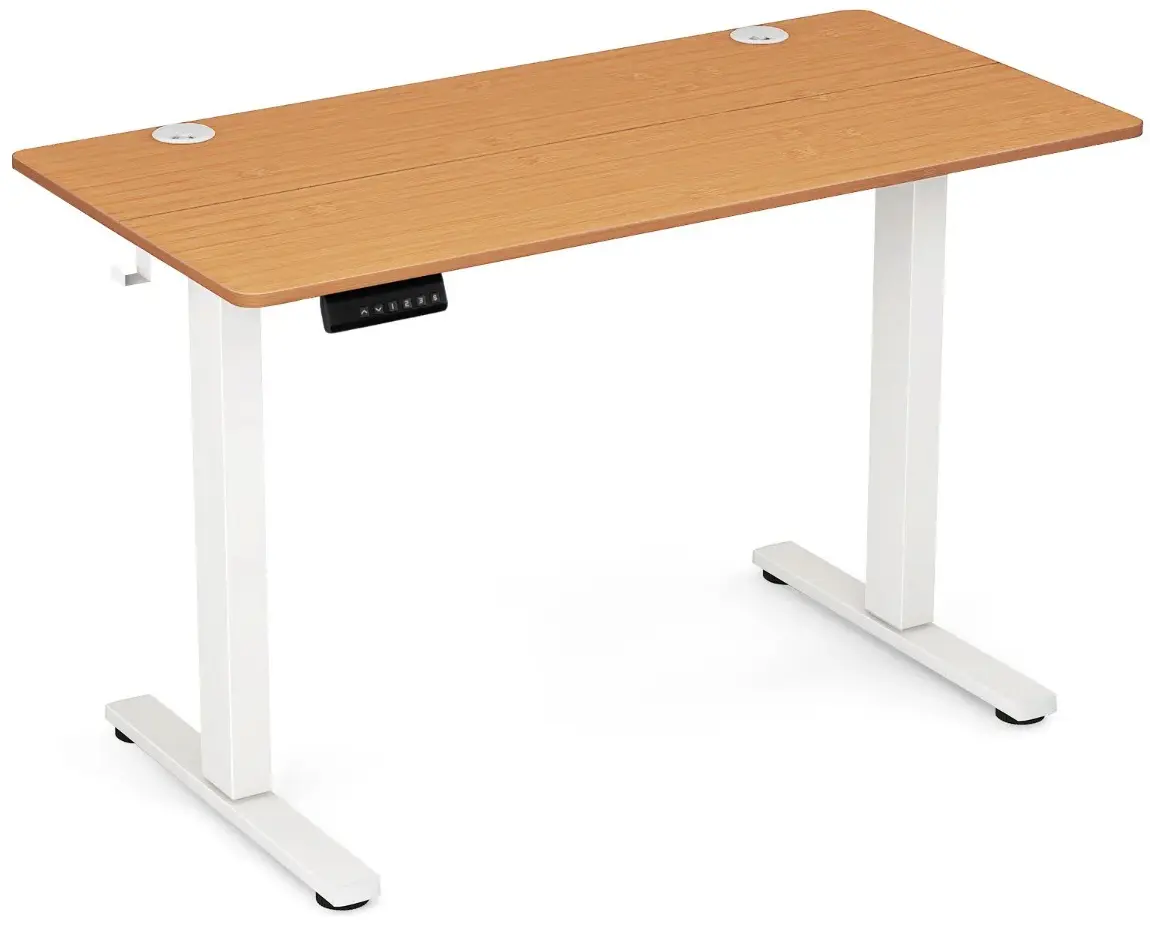 Стол компьютерный Costway CB10607DE-NA (Natural/White) - 3