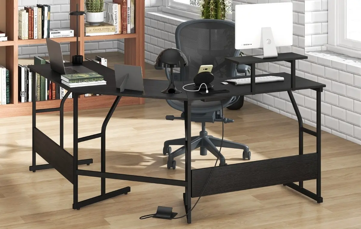 Masa de calculator Costway CB10704DE-DK (Black)