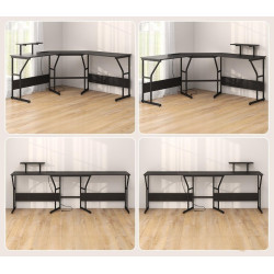 Masa de calculator Costway CB10704DE-DK (Black) Thumb