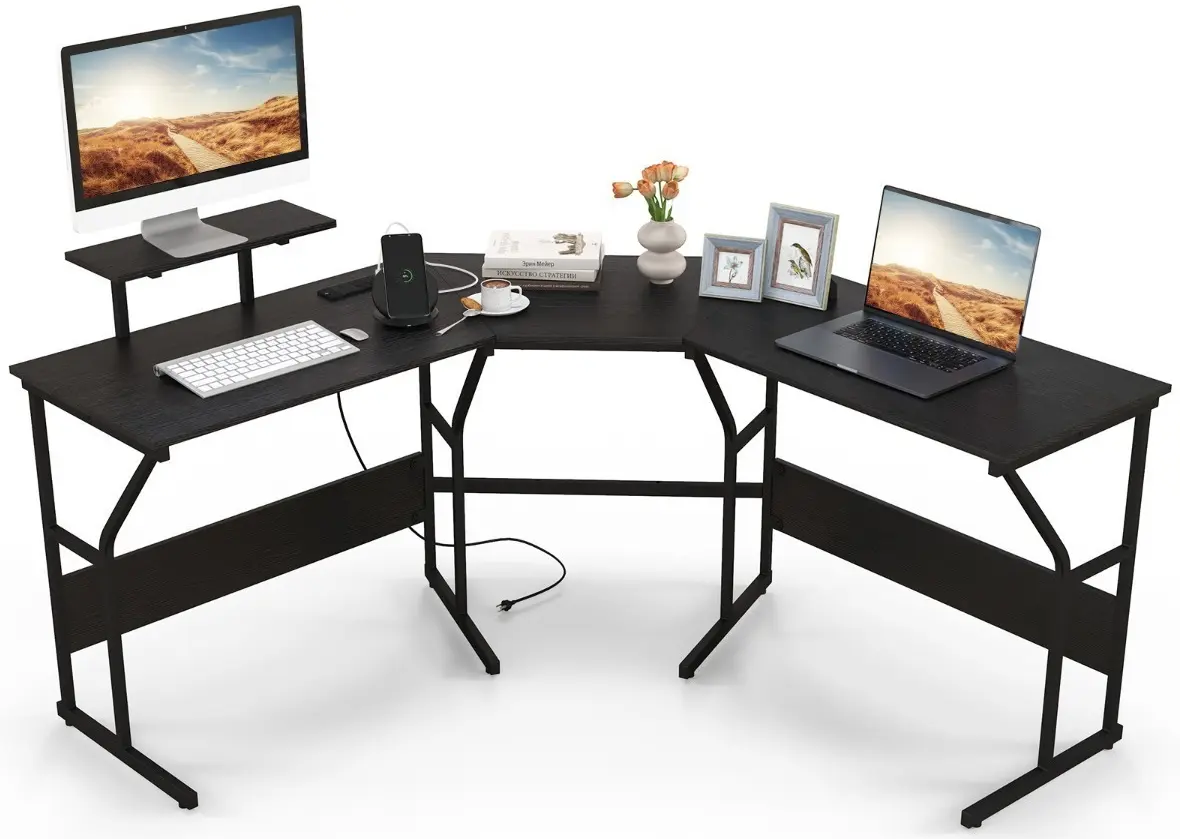 Masa de calculator Costway CB10704DE-DK (Black)