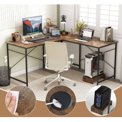 Masa de calculator Costway CB10791DE-CF (Brown) Thumb