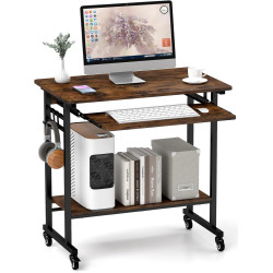 Masa pentru calculator Costway CB10800CF (Brown) Thumb