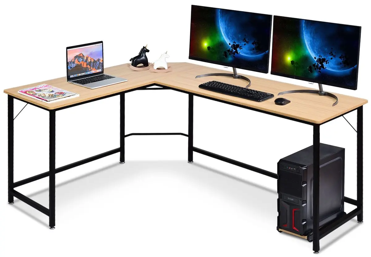 Masa de calculator Costway HW61782NA (Natural)