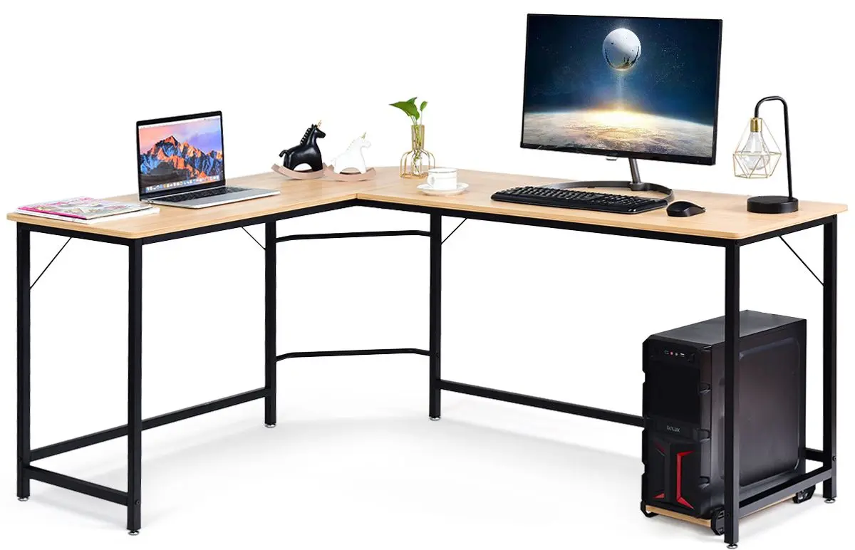 Masa de calculator Costway HW61782NA (Natural)