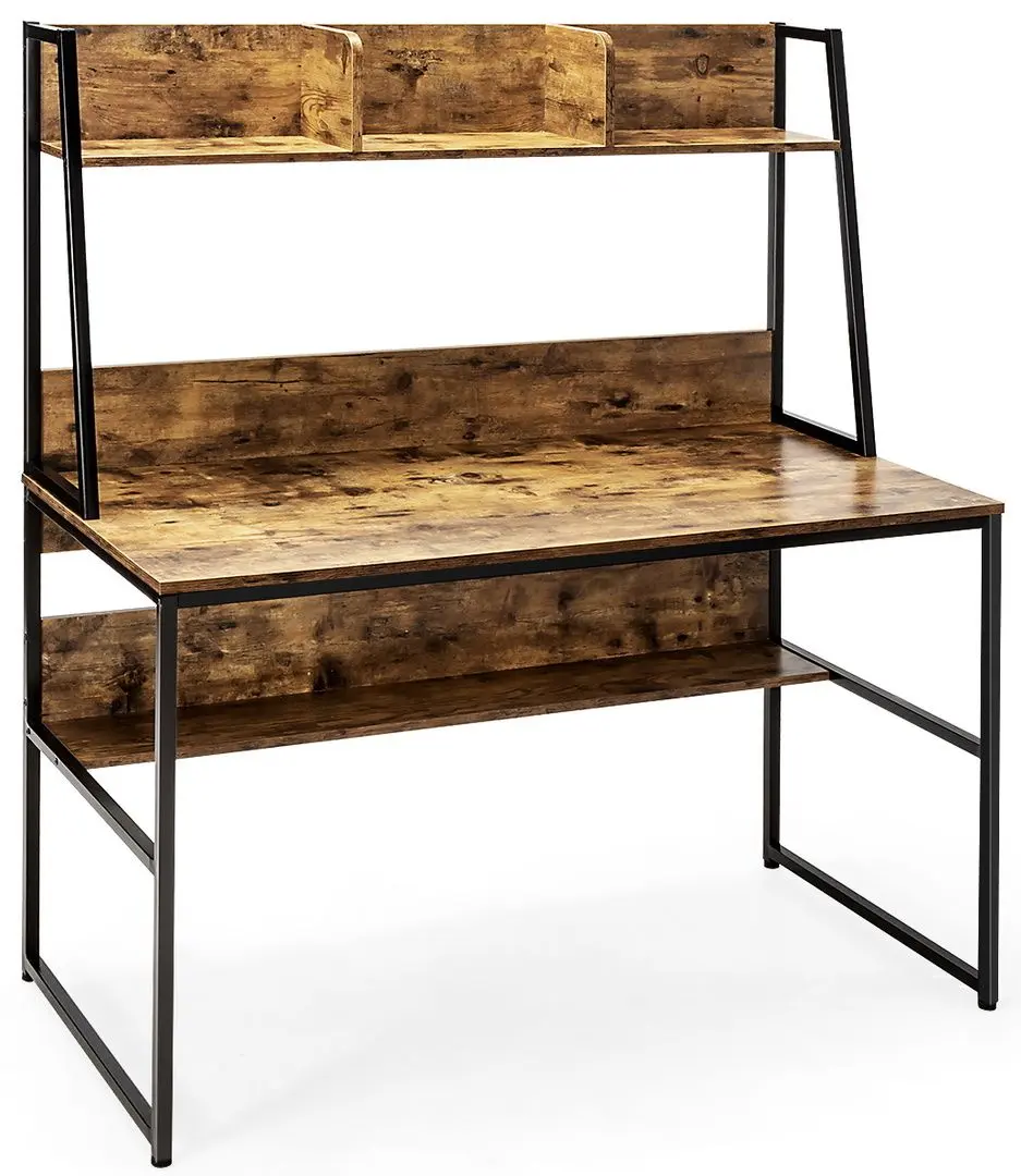 Masa de calculator Costway HW65967TN (Rustic Brown)