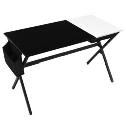 Masa pentru calculator Costway HW66465BK (Black/White) Thumb