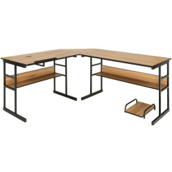 Masa de calculator Costway HW66803WT (Walnut) Thumb