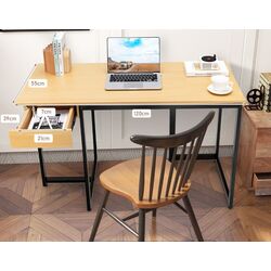 Masa pentru calculator Costway HW67259NA (Natural) Thumb