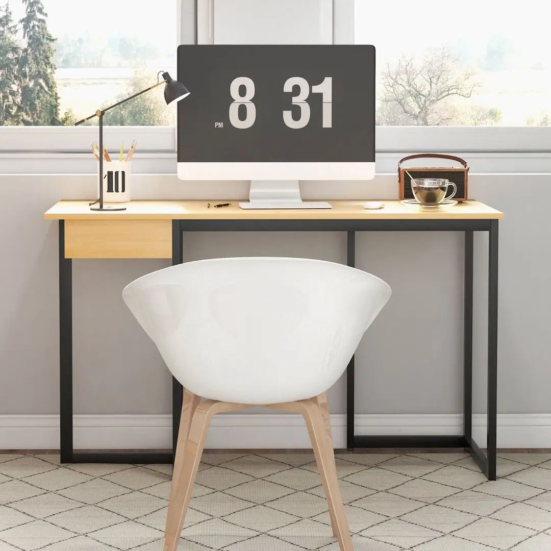 Masa pentru calculator Costway HW67259NA (Natural)