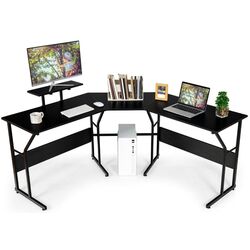 Masa de calculator Costway JV10155DK (Black) Thumb