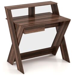 Стол компьютерный Costway JV10759WN (Walnut) Thumb