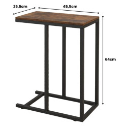 Стол компьютерный Costway JV11981CF (Rustic/Brown) Thumb