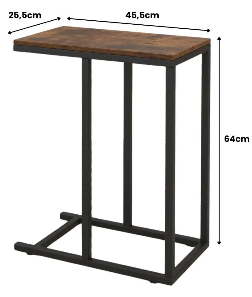 Стол компьютерный Costway JV11981CF (Rustic/Brown)