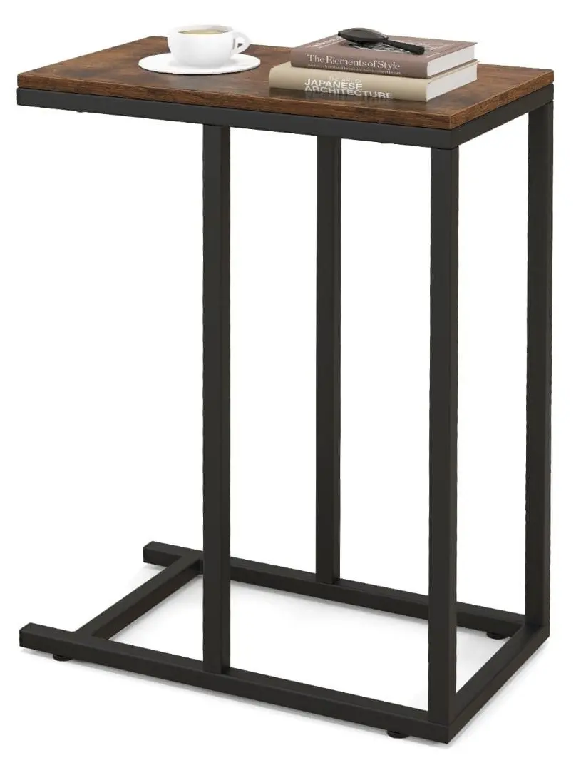 Стол компьютерный Costway JV11981CF (Rustic/Brown)