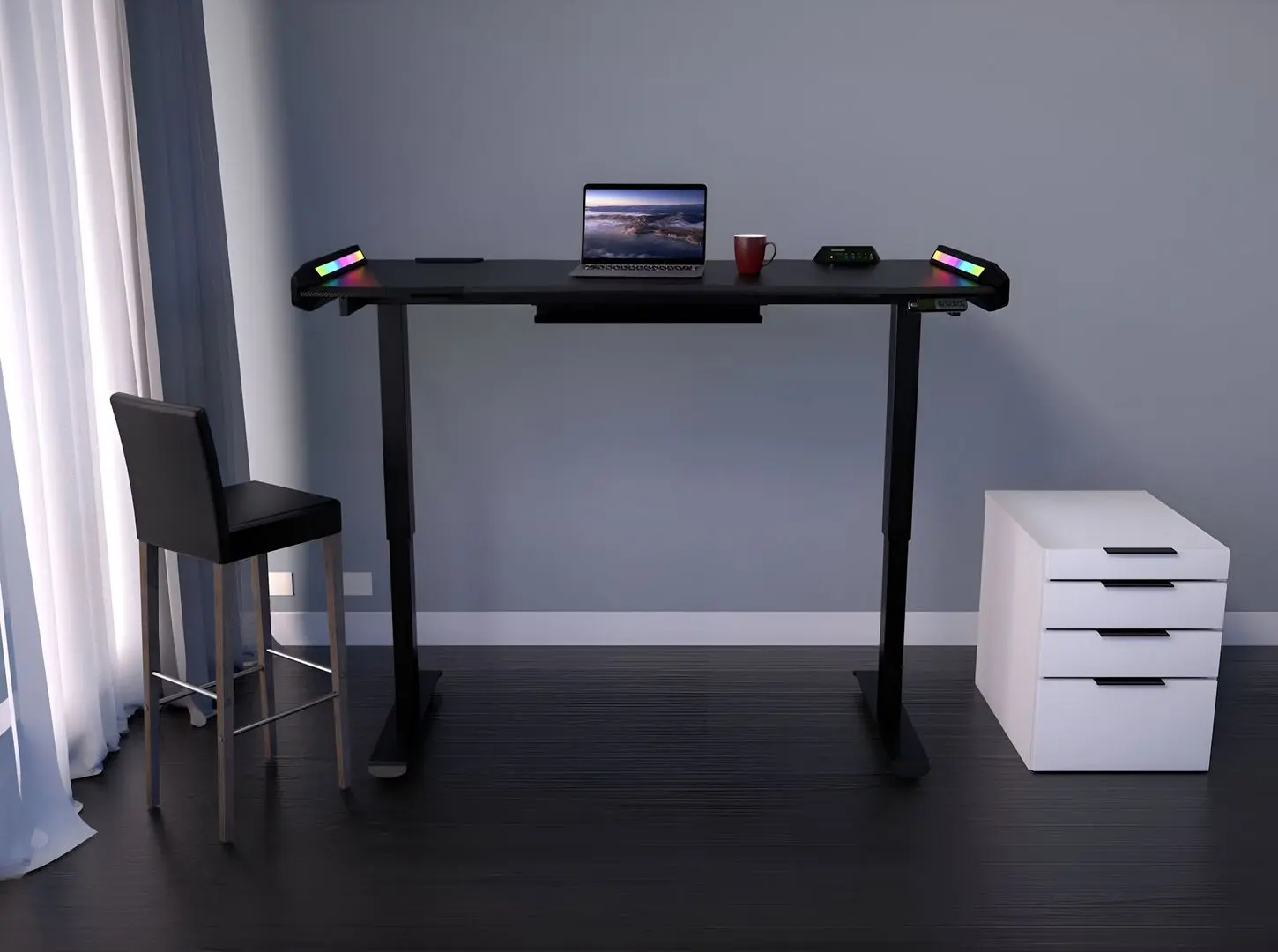 Masă de calculator gaming Cougar E-Mars (Black)