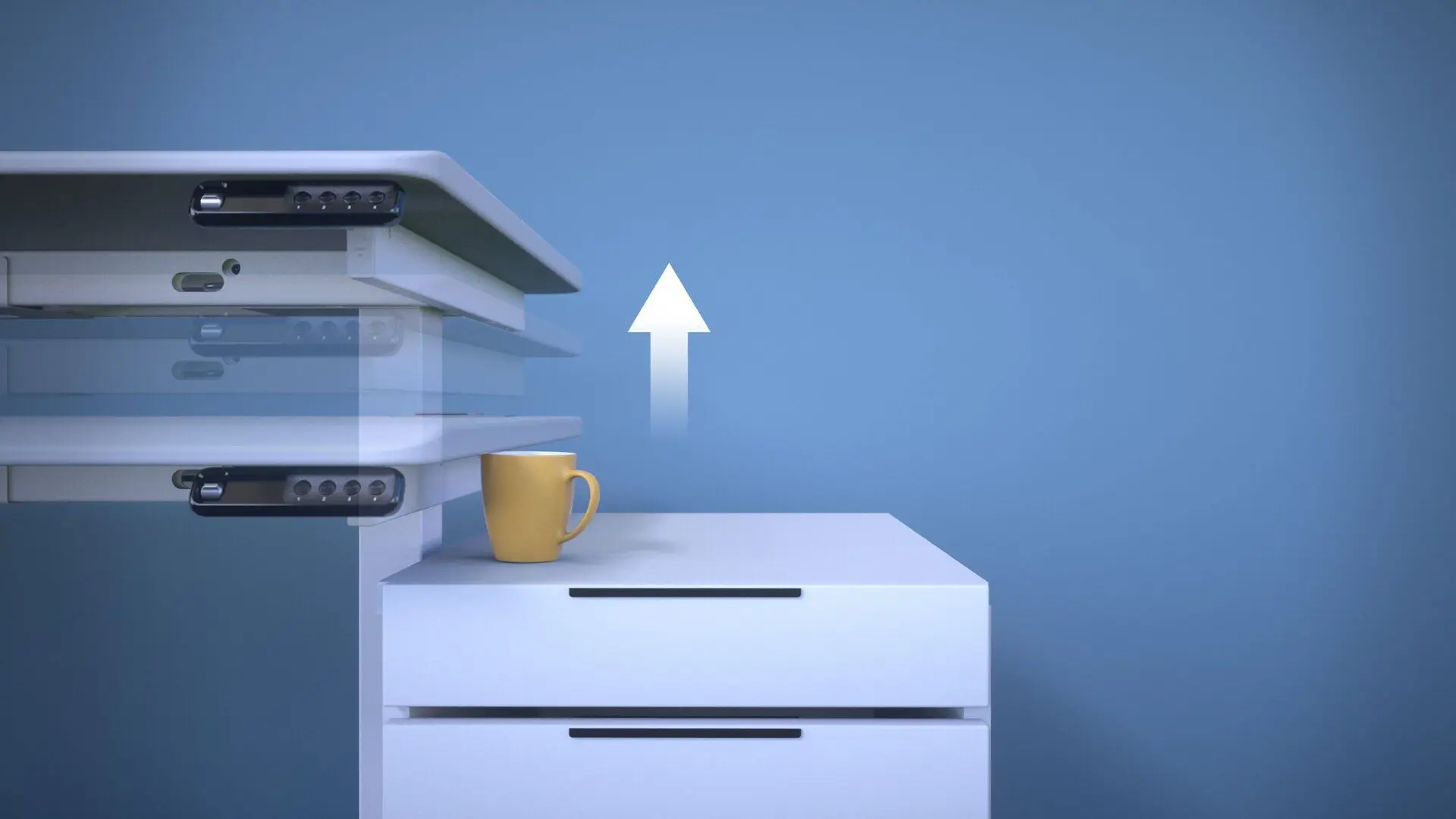 Masa de calculator gaming Cougar Royal 150 (White) - 12